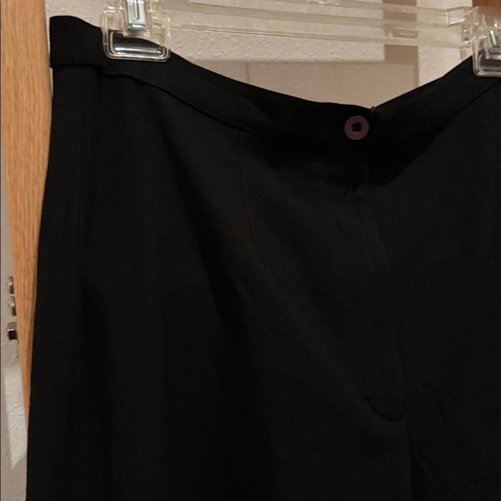 Liz Claiborne LizSport Made in India Trousers button waist-poly/rayon/lycra - Picture 2 of 7